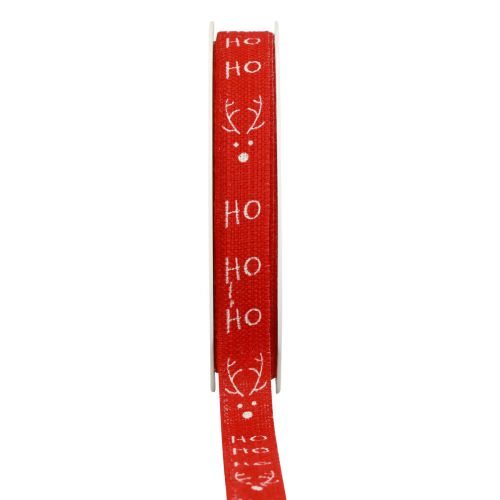 Ajándék szalag karácsonyi karácsonyi szalag Hohoho Red 15mm 20m