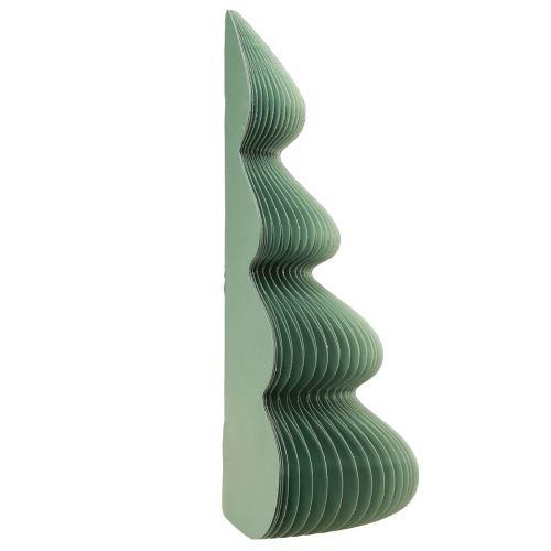 tételeket Karácsonyfa papír asztaldísz menta csillám Ø48cm H60cm