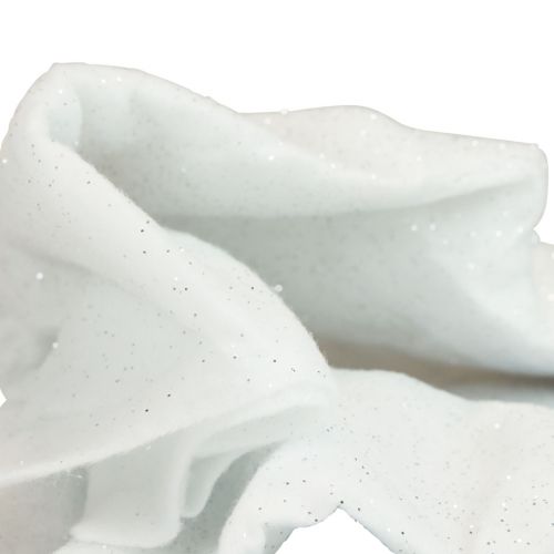 tételeket Karácsonyfa huzat Karácsonyfa huzat fehér csillogó Ø150cm