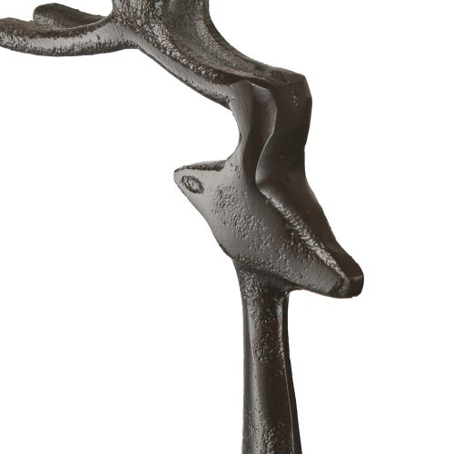 tételeket Karácsonyi dekoráció rénszarvas fém dekoráció barna színben 15x9x53cm