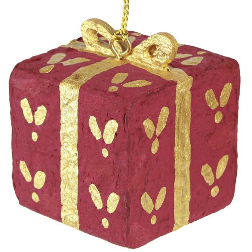 tételeket Karácsonyi dísz papírmasé ajándékcímkék 6 cm 3 db