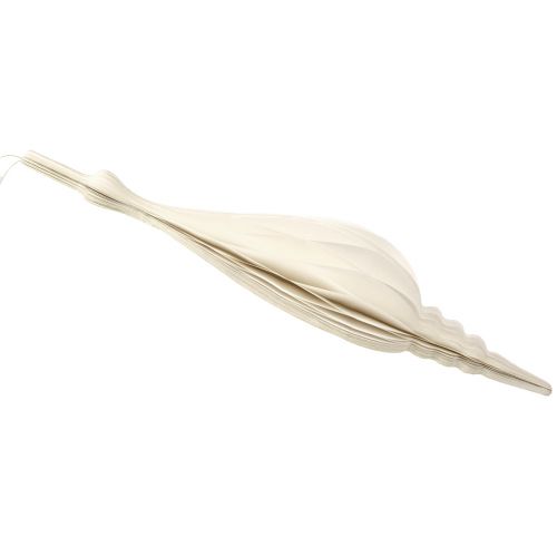 tételeket Elegáns karácsonyi függődekor papírcseppek fehér 80cm