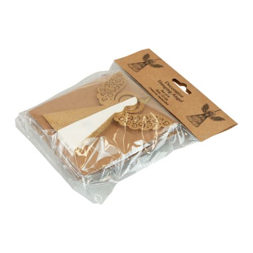 tételeket Papír angyal Karácsonyi angyal dekorációs papír fehér H12cm 4 db