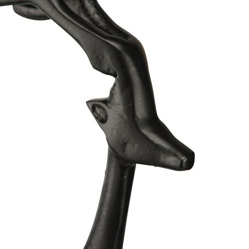 Floristik24 Karácsonyi rénszarvas figura fém fekete 17×8×38,5cm