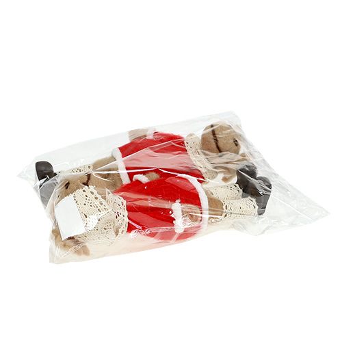 Floristik24 Karácsonyi jávorszarvas figura 22cm filcből 2db