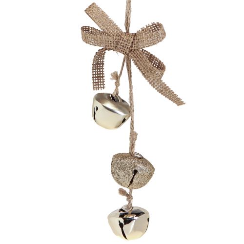 tételeket Karácsonyi harangok Karácsonyfadíszek arany Ø3,5cm 3db