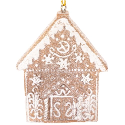 Karácsonyi díszek, mézeskalács minta, rénszarvas, mézeskalács ember, hópehely, 7 cm, 4 darab | Floristik24.hu