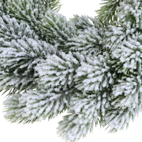tételeket Karácsonyi koszorú fenyő ágak Fenyő koszorú mesterséges havas Ø28cm