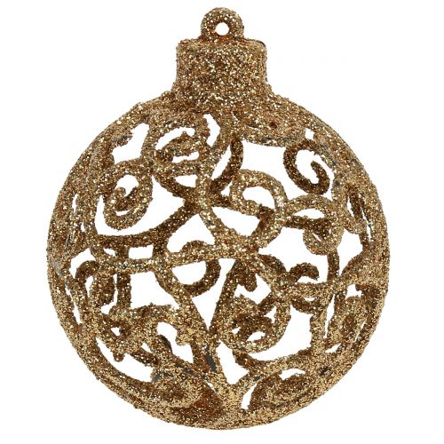 Floristik24 Karácsonyi golyó arany Ø6cm 16 db
