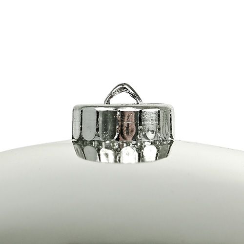 tételeket Karácsonyi golyó műanyag kis Ø14cm ezüst