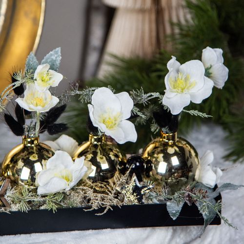 tételeket Karácsonyi golyós pohár Ø6cm arany mix 24 db