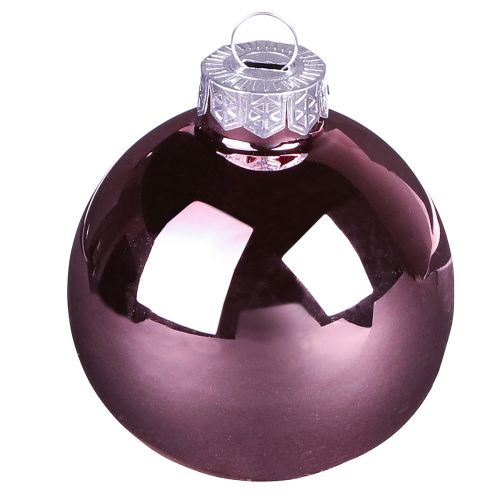 tételeket Karácsonyi labdák kajszibarack keverék fagolyó üveg Ø4cm 24 db