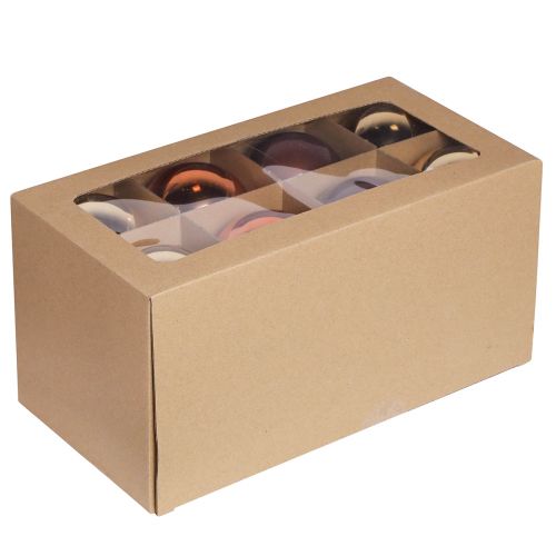 tételeket Karácsonyi labdák aranybarna mix üveggolyók Ø7,5cm 12 db