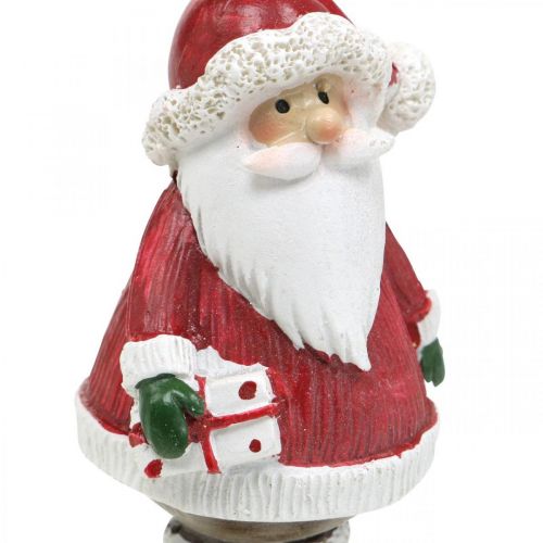 Floristik24 Deco figura Mikulás cukornáddal/ajándék H8,5cm 4db