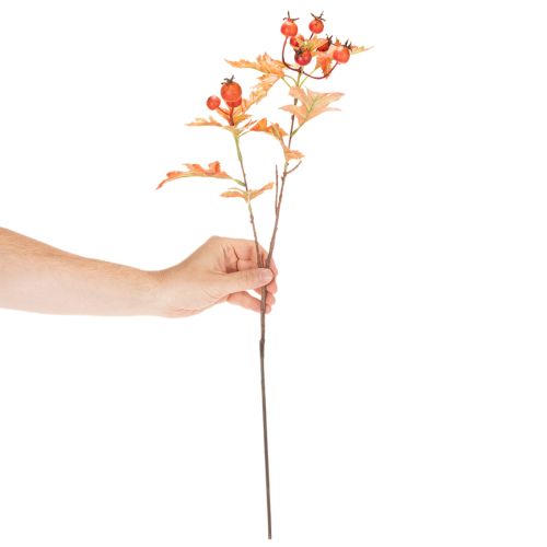 Műgalagonya ág levelekkel és bogyókkal, 62cm | Floristik24.hu