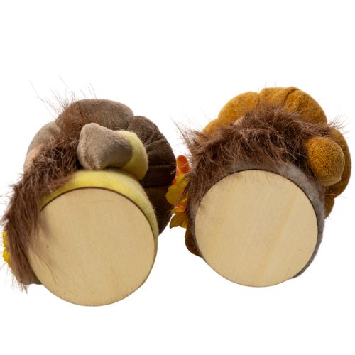 Őszi tök törpe figura napraforgóval és szakállal 16cm 2db | Floristik24.hu