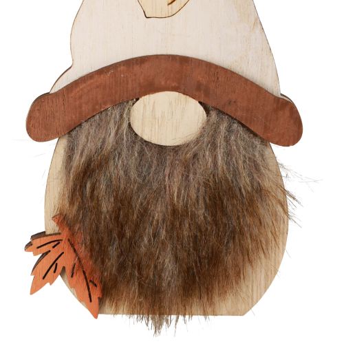 tételeket Gnome medál fa dekoráció őszi törpék 21×10,5cm 4 db