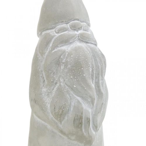 Floristik24 Deco figura Gnome karácsonyi dekoráció beton szürke H31cm