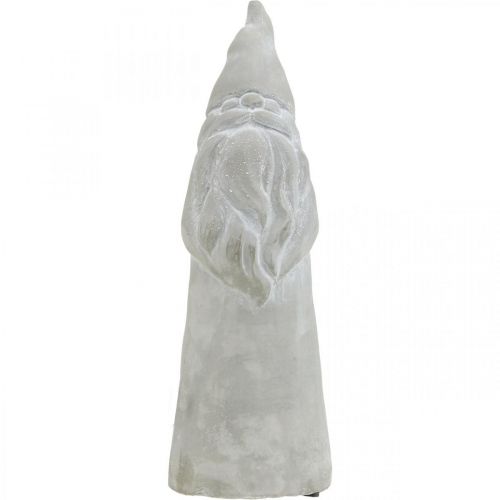 Floristik24 Deco figura Gnome karácsonyi dekoráció beton szürke H31cm