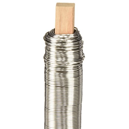 tételeket Csomagolóhuzal kézműves huzalkötő huzal rozsdamentes acél 0,65mm 100g