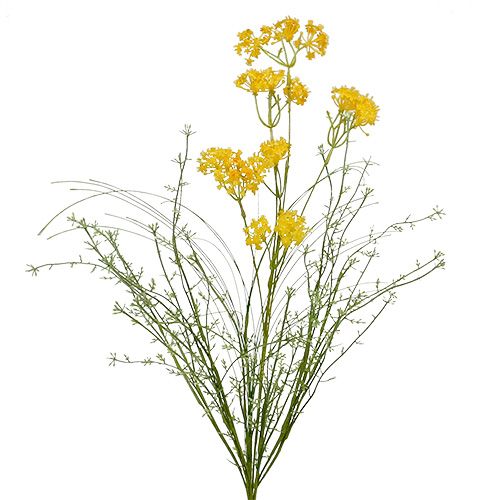 Floristik24 Réti virágok sárga L60cm 3db