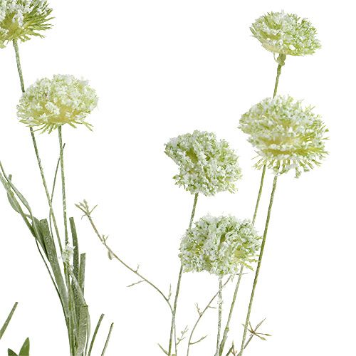 tételeket Réti virágok fehér L60cm 3db