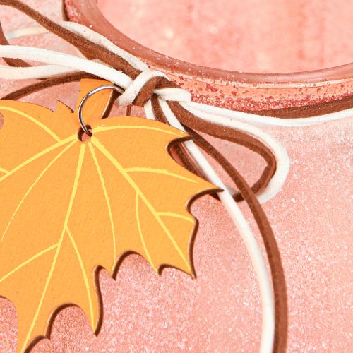 tételeket Lámpás üveg sütőtök teamécses matt Ø16cm H11cm 2db