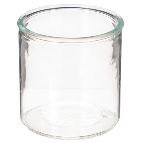 Üveg hengerváza, átlátszó, sokoldalú, 10 cm, 3 darabos vétel | Floristik24.hu