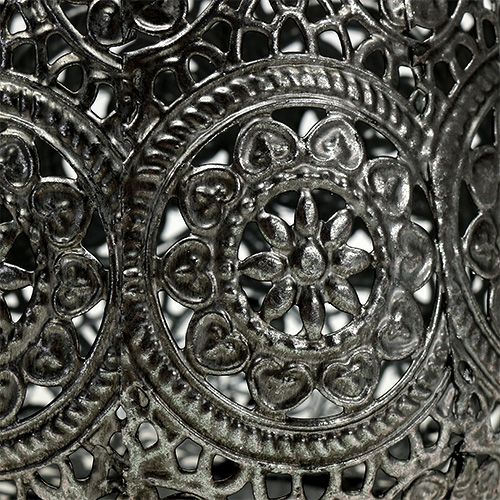 Floristik24 Lámpás ezüst Ø12cm H13cm 1db