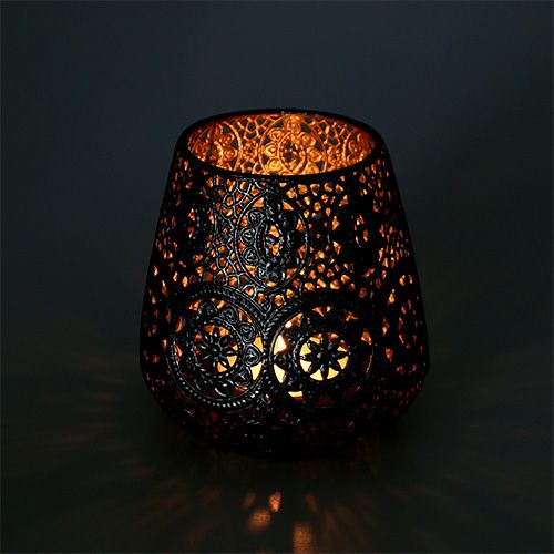 Floristik24 Lámpás ezüst Ø12cm H13cm 1db