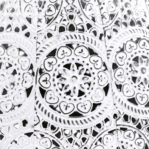 Floristik24 Lámpás fehér Ø19cm H18,5cm