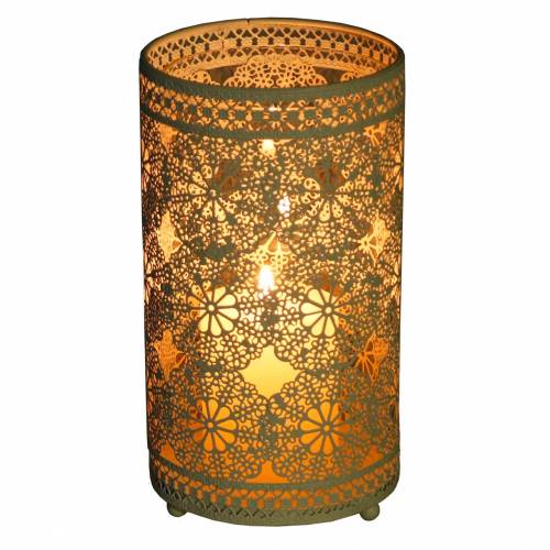 Floristik24 Lámpás fehér Ø11cm H20cm