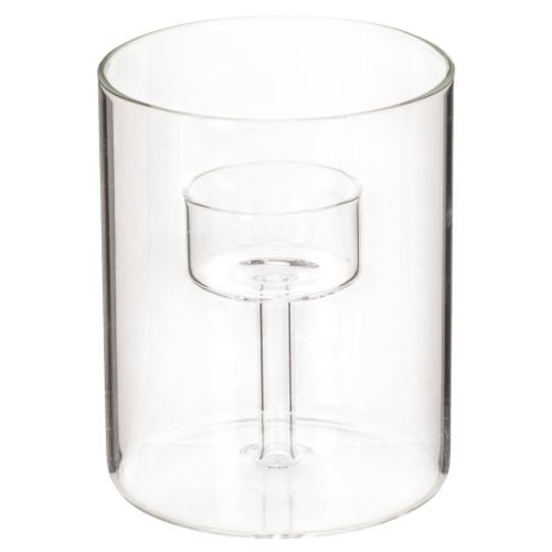 Üveglámpás kiemelt mécsestartóval 11 cm vétel | Floristik24.hu