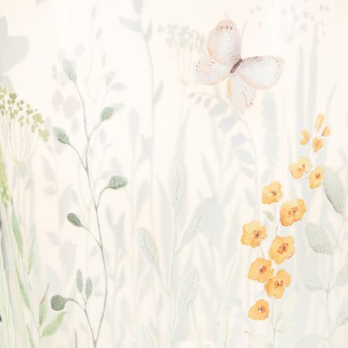 tételeket Dekoratív üveglámpás pillangós rét motívummal stílusos otthoni kiegészítőkhöz, 18 cm, 2 darab