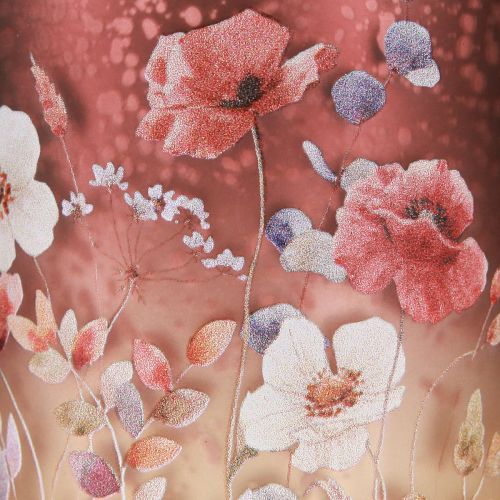 tételeket Elegáns virágmotívumokkal díszített gyertyatartó hangulatos szobadíszítéshez, 8 cm, 4 darab.