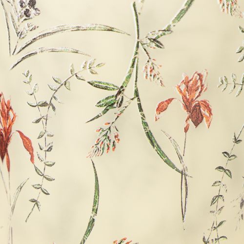 tételeket Dekoratív üveglámpás virágmotívummal hangulatos otthoni kiegészítőkhöz, 8 cm, 4 darab.