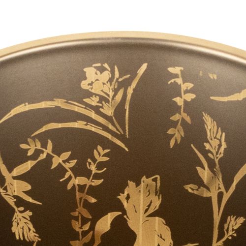 tételeket Dekoratív üveglámpás virágmotívummal hangulatos otthoni kiegészítőkhöz, 8 cm, 4 darab.