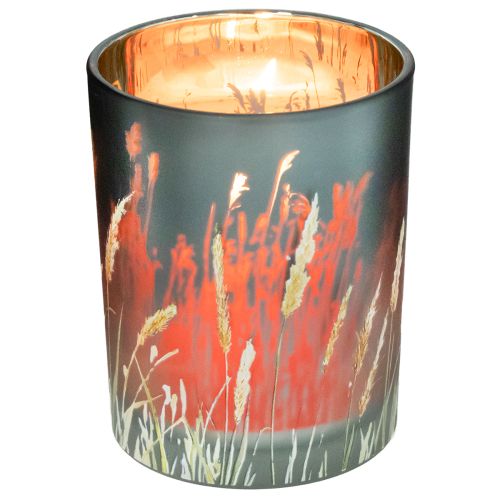 tételeket Elegáns díszlámpás fűmotívummal a meghitt otthonhoz, 12,5 cm, 2 darab.