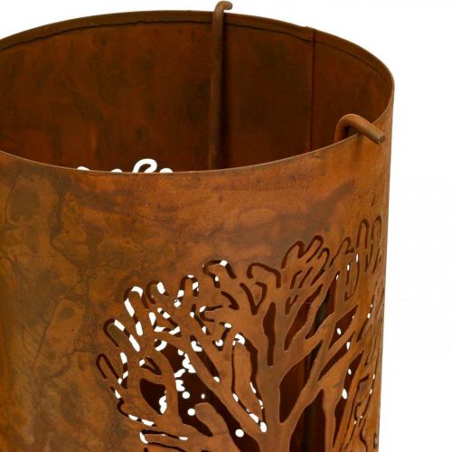 Floristik24 Gyertyatartó rozsda megjelenés dekoráció szarvas 30/38,5/45cm 3 db-os szett