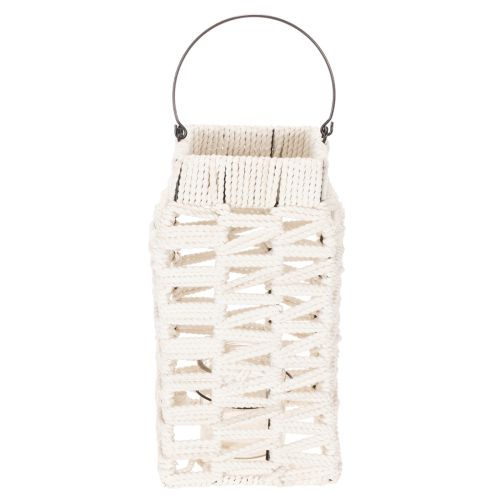 Függőlámpás, nyári dekoráció, makramé M35.5cm Sz19cm | Floristik24.hu