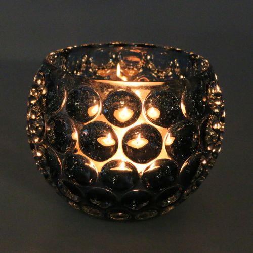 Floristik24 Üveglámpások sötétkék Ø8cm H6cm 2db