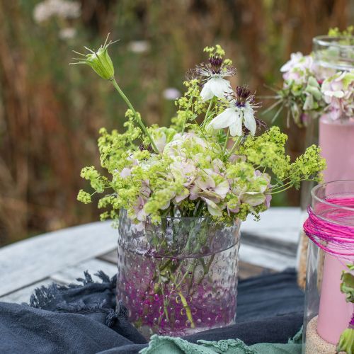 tételeket Lámpás üveg, teamécses tartó üveg, gyertyaüveg Ø11,5cm H9,5cm