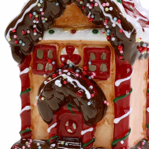 Floristik24 Lámpás Knusperhaus Bisquit, barna H16cm