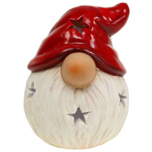 Floristik24 Lámpás Mikulás Ø15cm H19cm