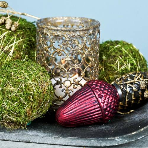 Floristik24 Lámpás antik arany Ø10,5cm H14,5cm 1db