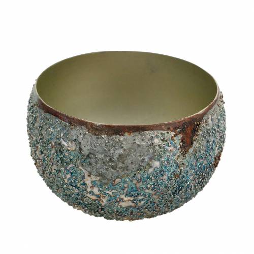 Floristik24 Színes fém lámpa Ø10cm H6,5cm