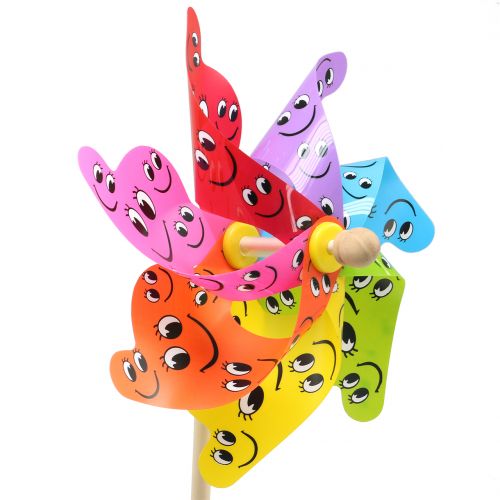 Floristik24 Színes szélmalom Ø30cm