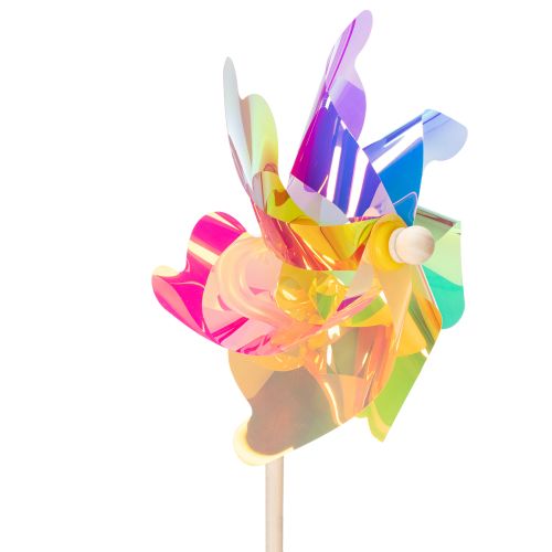 tételeket Szélmalom erkély, színes, figyelemfelkeltő, nyári kerti dekoráció, 75cm