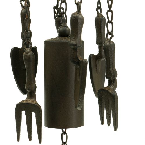 Floristik24 Szélcsengős öntözőkanna akasztható sötétbarna 80cm