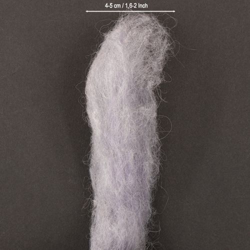 tételeket Világoslila gyapjúszalag, 10m, dekoratív gyapjú virágkötészethez és kézművességhez